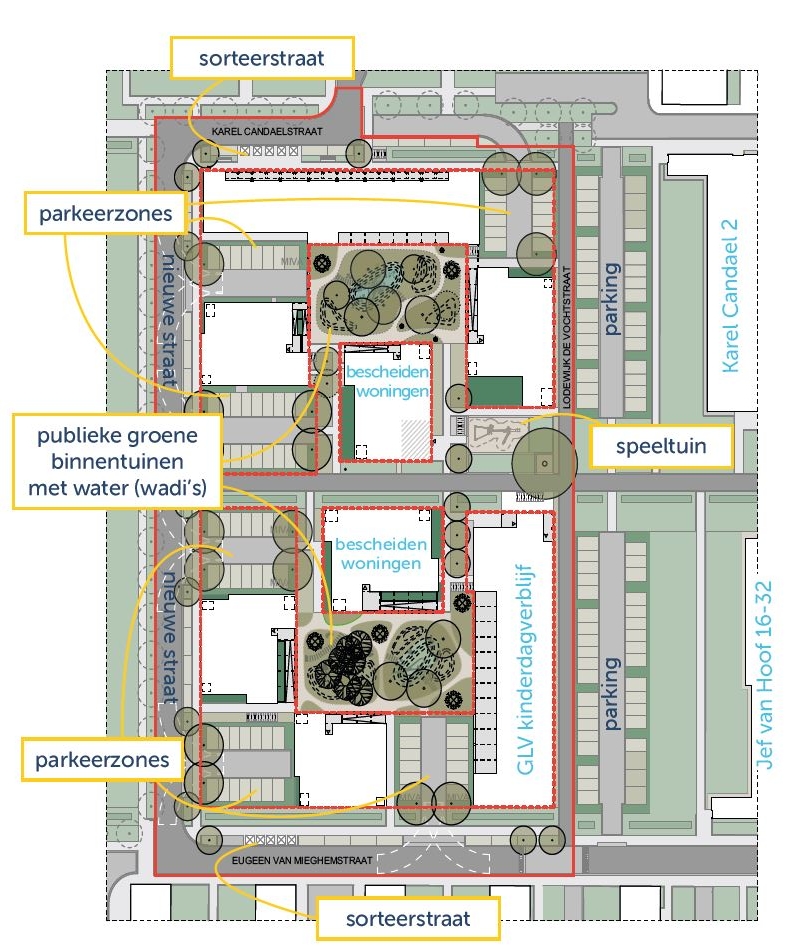 grondplan infrastructuurproject bouwveld 15a